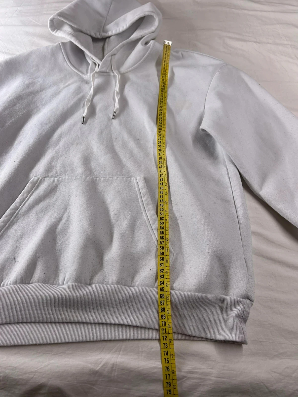 Vintage white hoodie – photo 8